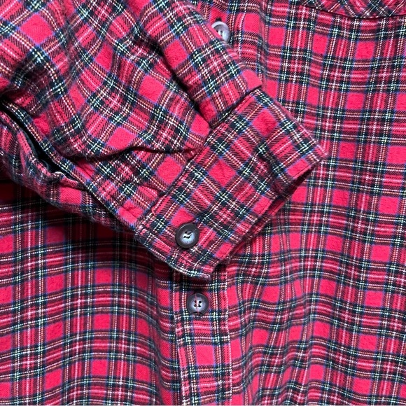 Work n’ Sport Red Plaid Quilted Shacket Size Medium - Picture 6 of 12